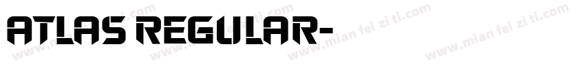 Atlas Regular字体转换